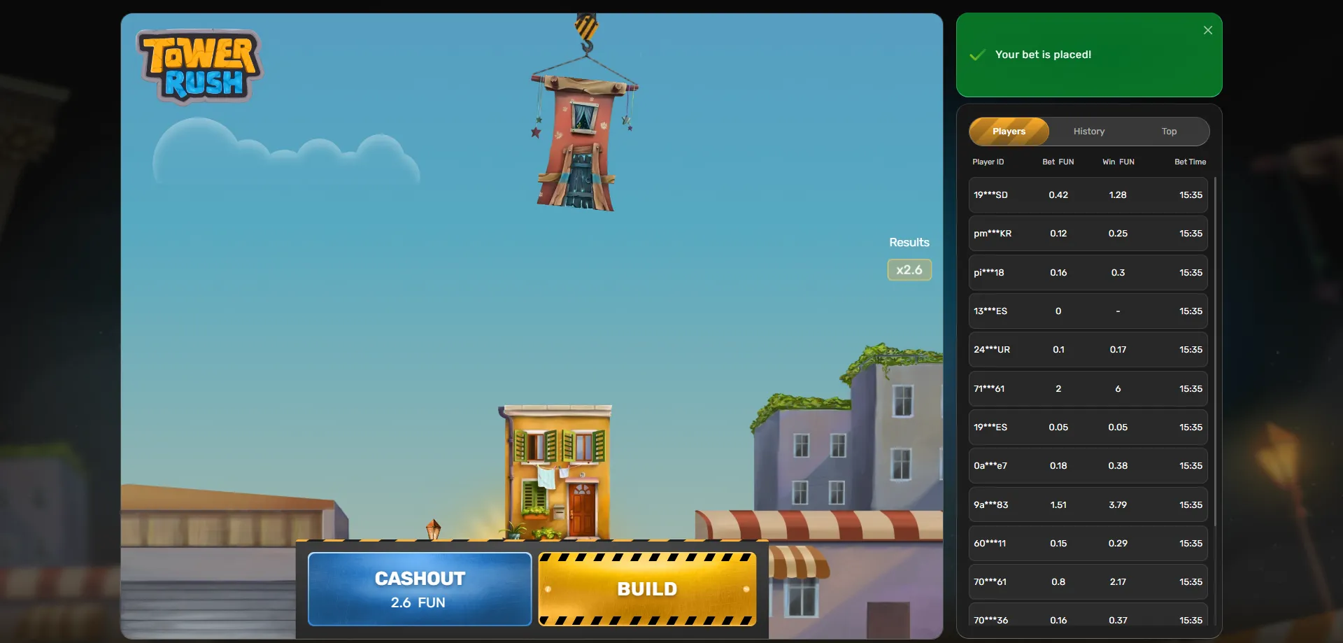 Tower Rush crash game by Galaxsys — official overview for India 2026