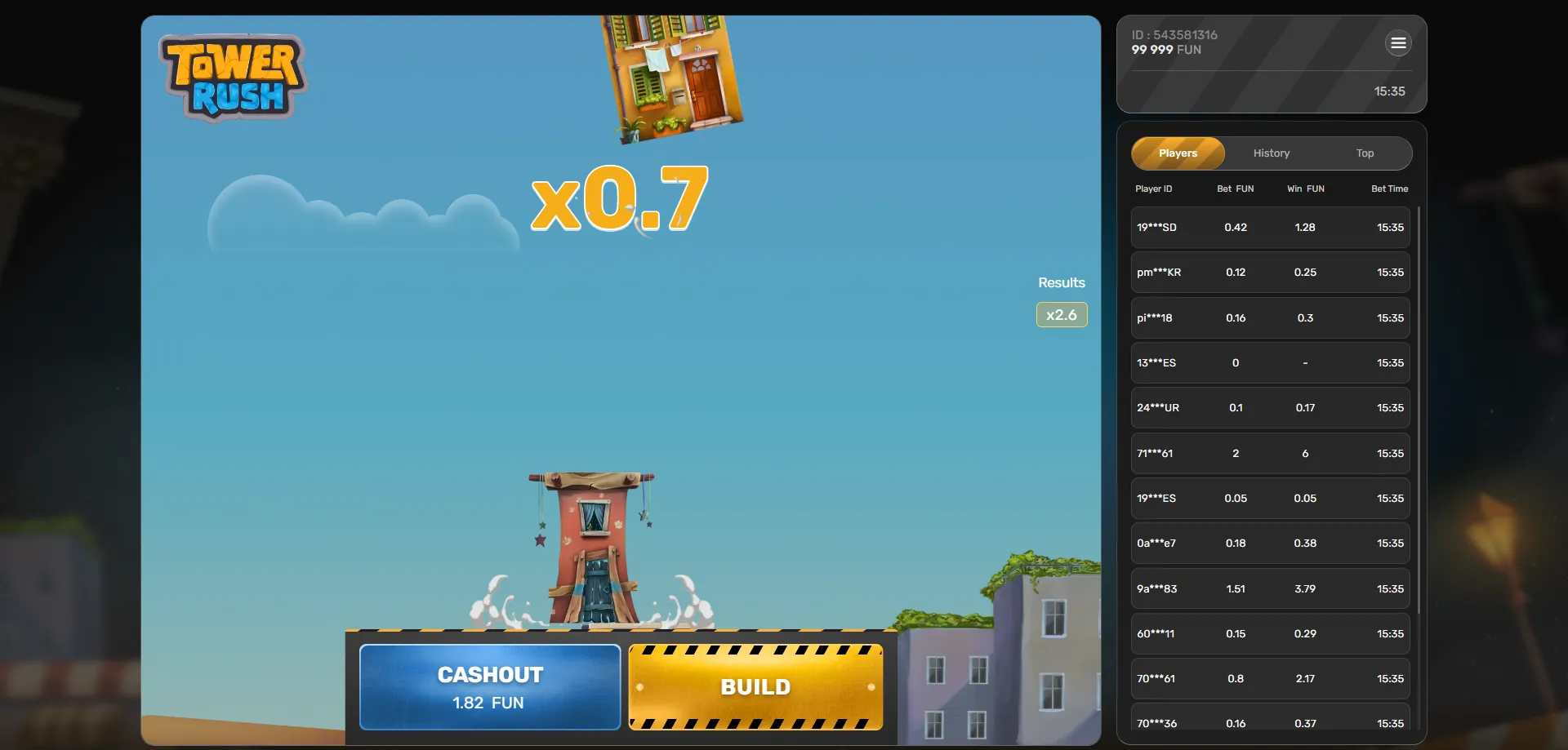 Tower Rush crash game overview — why use a promo code in 2026